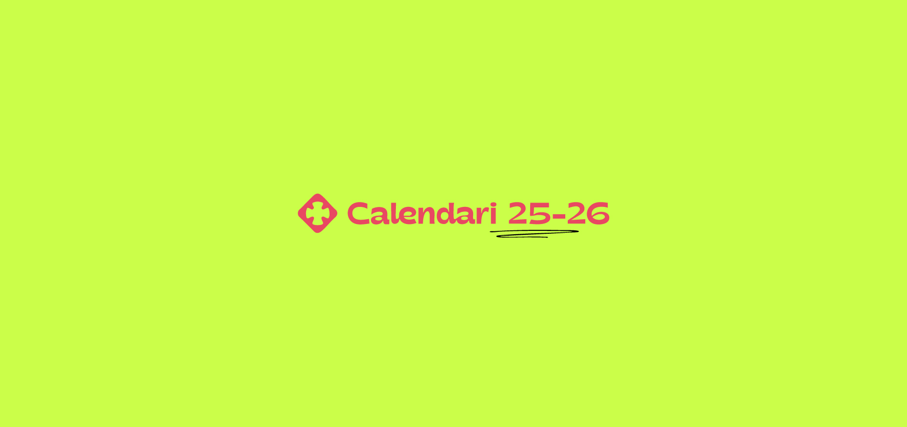 Calendari curs 25-26